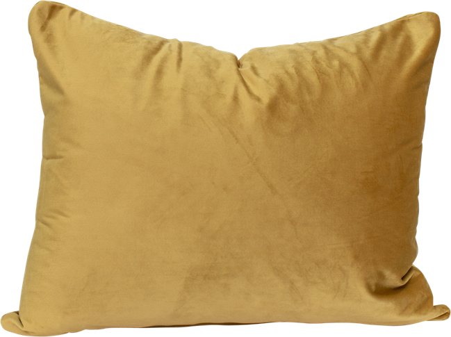 Velvet Cushion - Mustard - 40 x 50cm